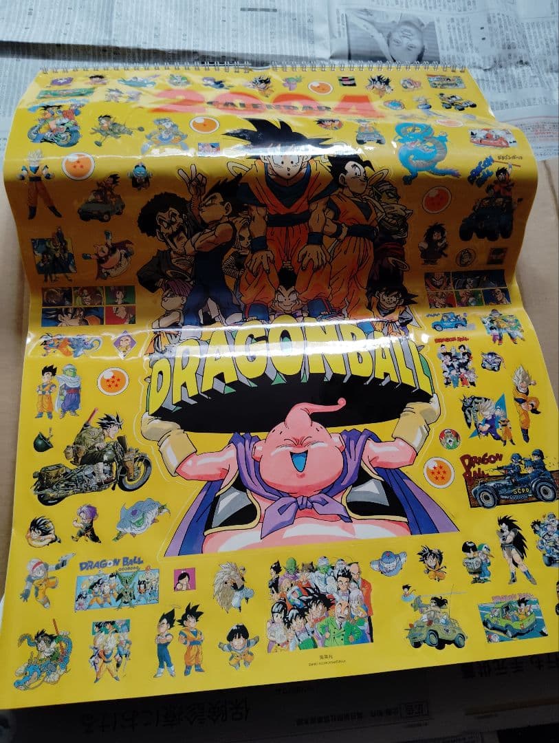 希少　ドラゴンボール　コミック　カレンダー　2004年　原作　イラスト　箱あり