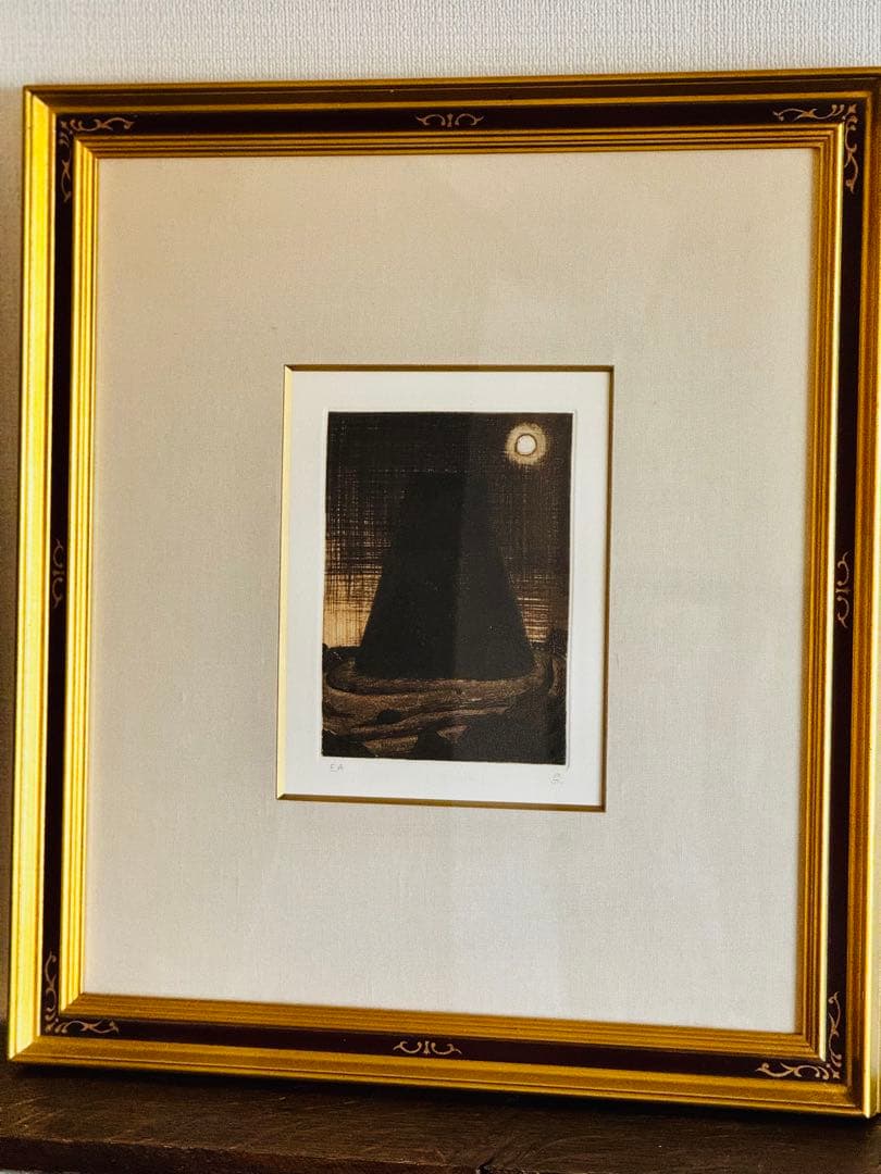 有元利夫　TOUR DU CHAT-NOIR 版画集「一千一秒物語」より-