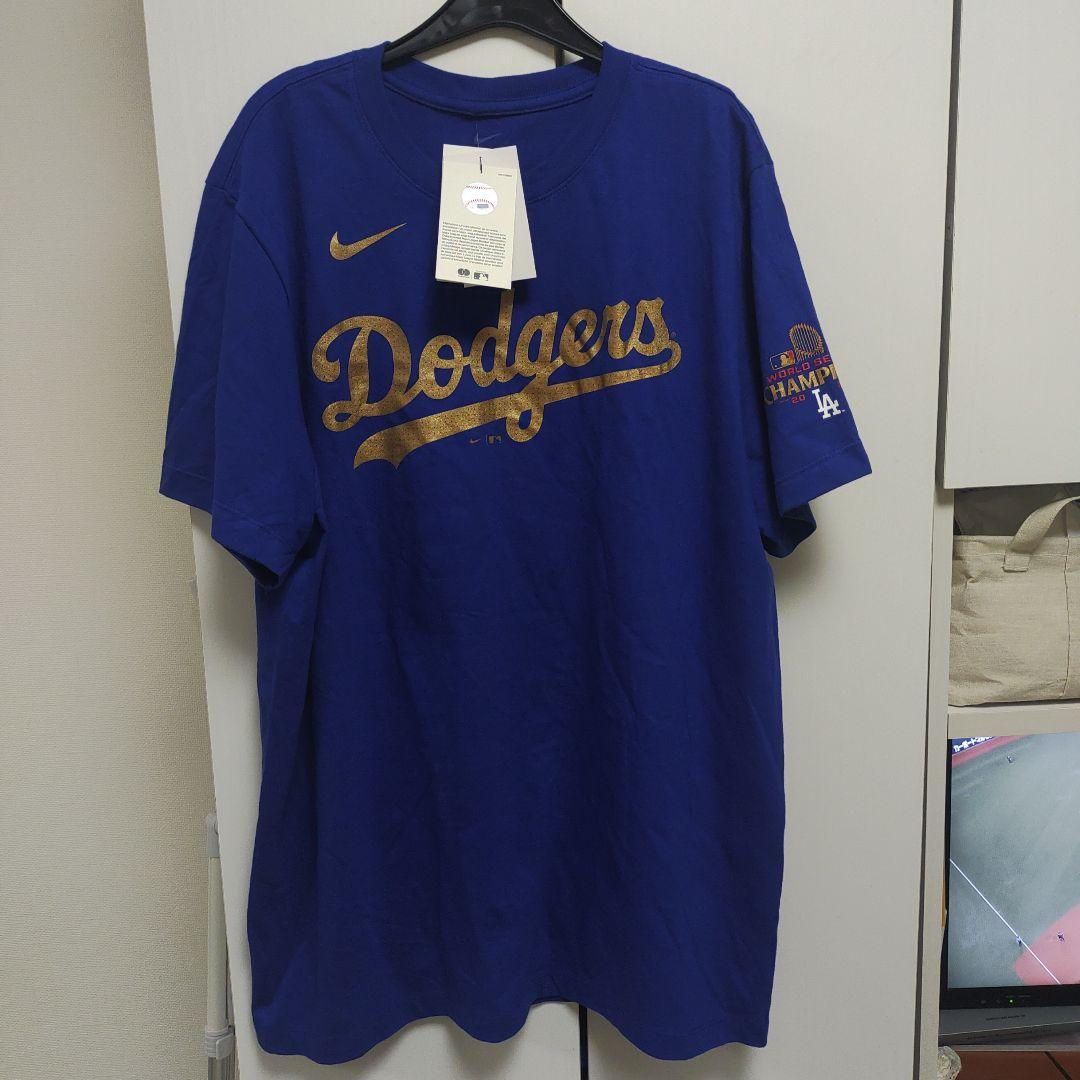 新品タグ付き NIKE フリーマン ドジャース ワールドシリーズ優勝記念Tシャツ