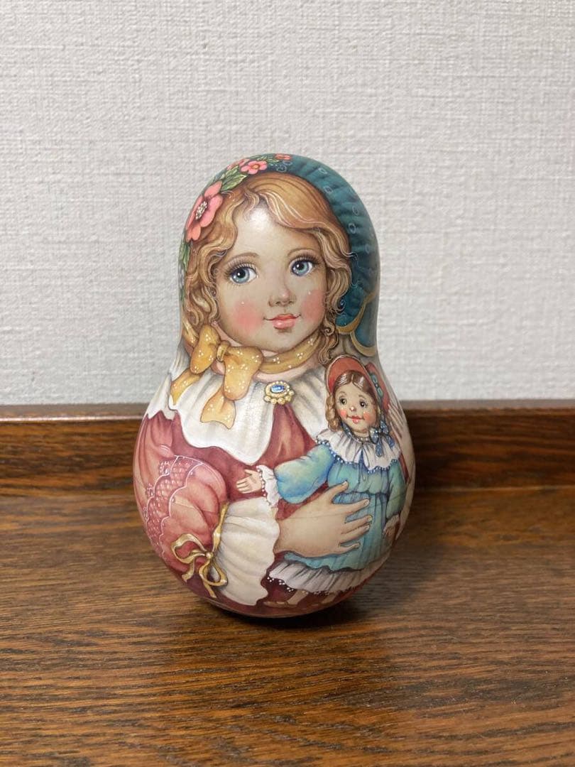ロシア雑貨☆起き上がりこぼし♪『Doll』イリーナ作 マトリョーシカ