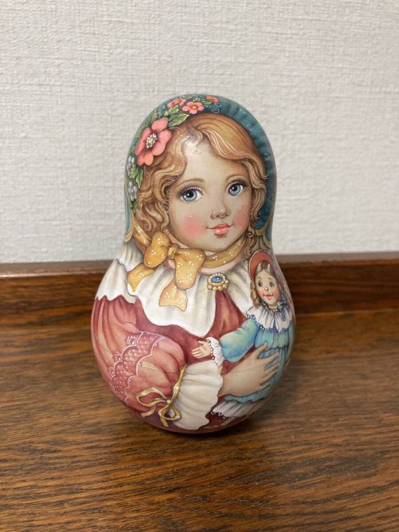 ロシア雑貨☆起き上がりこぼし♪『Doll』イリーナ作 マトリョーシカ