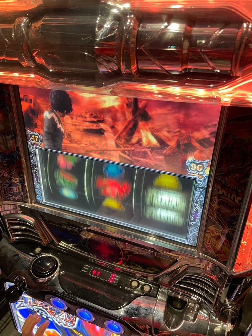 【配送料込み・引取可能】エレコ デビルマンII -悪魔復活- 実機 パチスロ