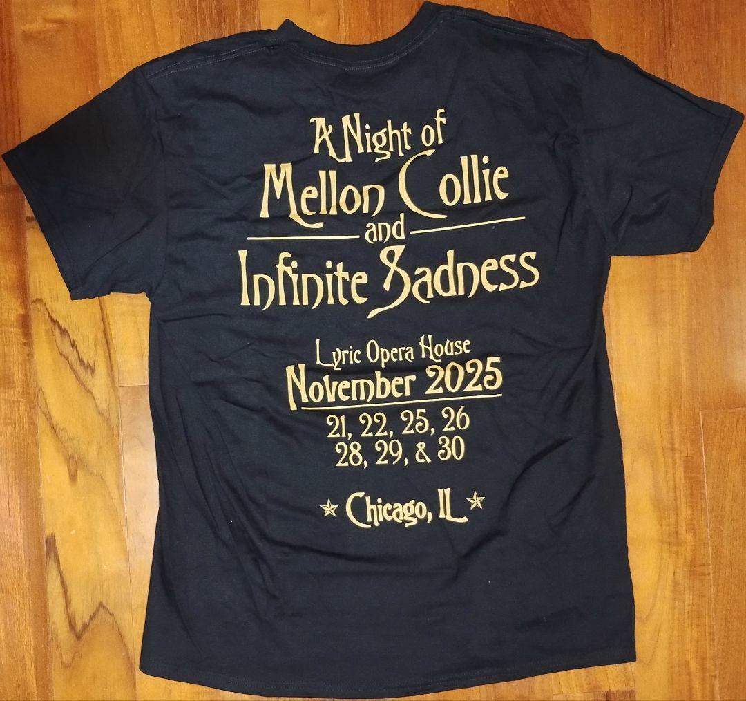 スマッシング・パンプキンズ メロンコリー 30周年オペラ限定 ゴールド Tシャツ