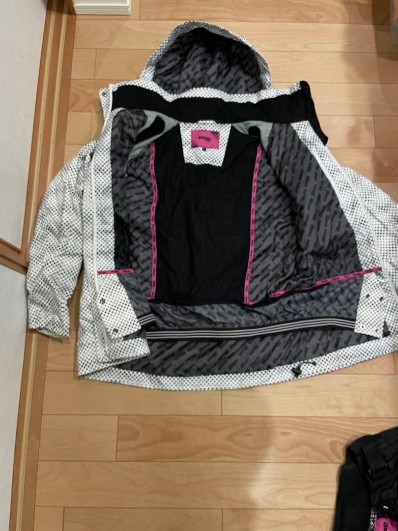 Hanson sports 上下(13号)手袋、kiss markゴーグル付き