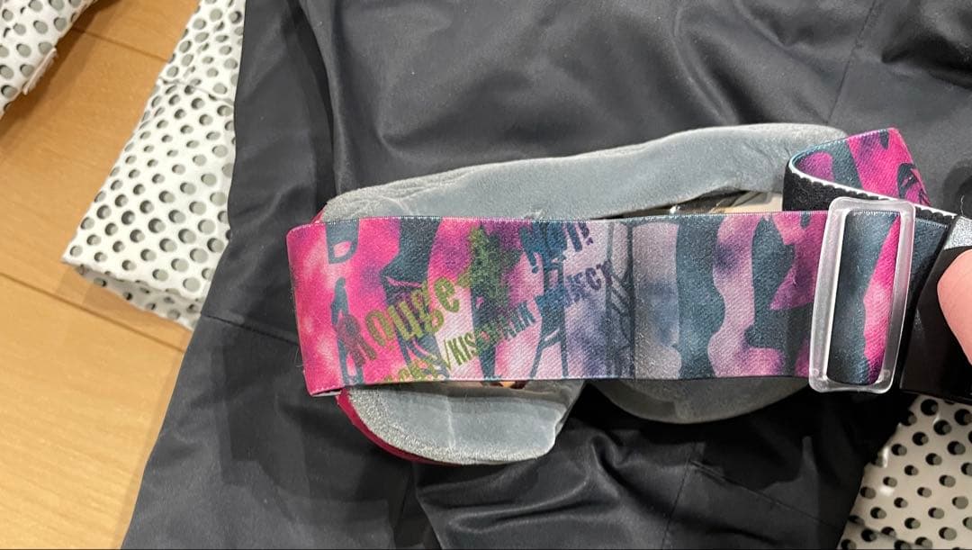 Hanson sports 上下(13号)手袋、kiss markゴーグル付き