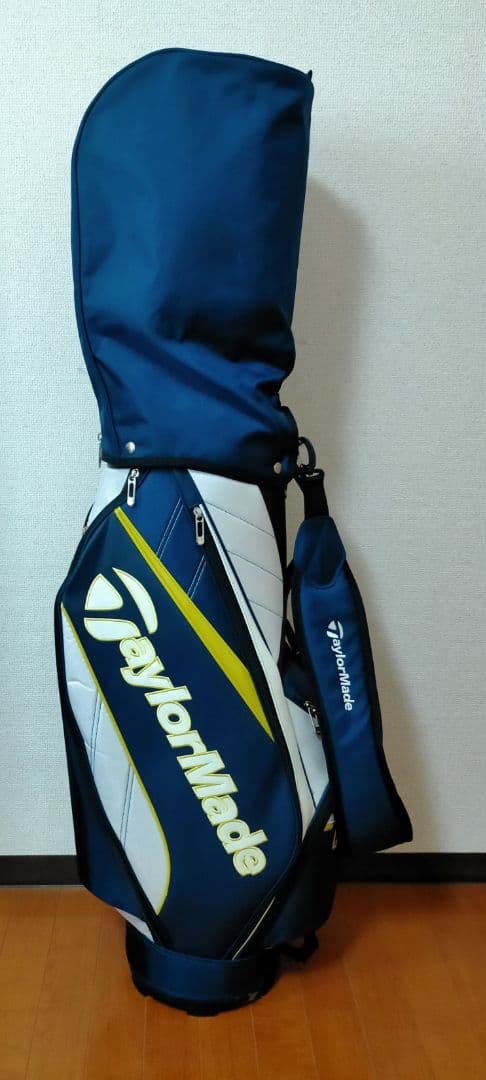 テーラーメイド　キャディバッグ　トゥルーライト　ネイビー　イエロー　ブルー　9型