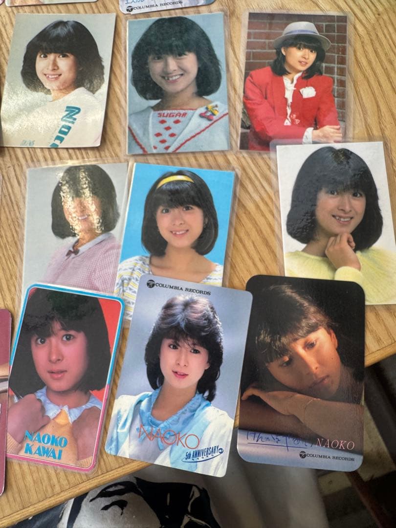 ラ*ン様 河合奈保子　アイドル写真カードセット