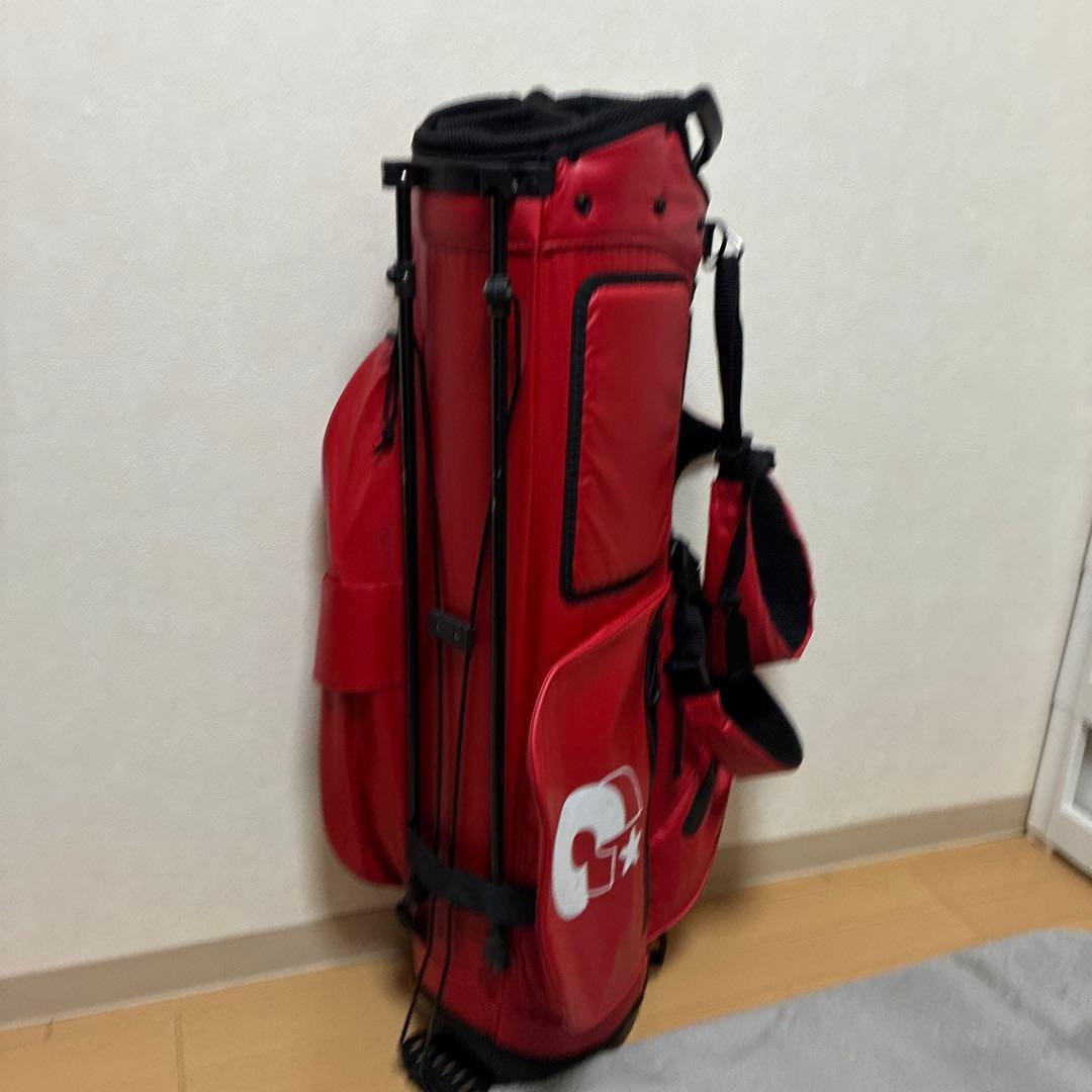 スタンド式キャディバッグ、ヘッドカバー、アイアンカバーセット　コモコーメ