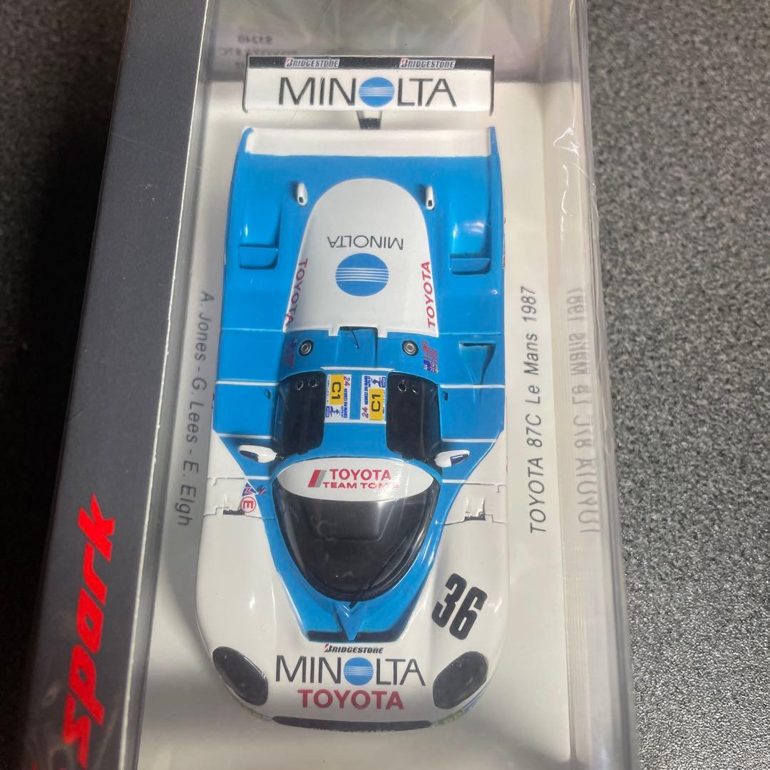 SPARK 1/43 TOYOTA 87C ルマン 1987