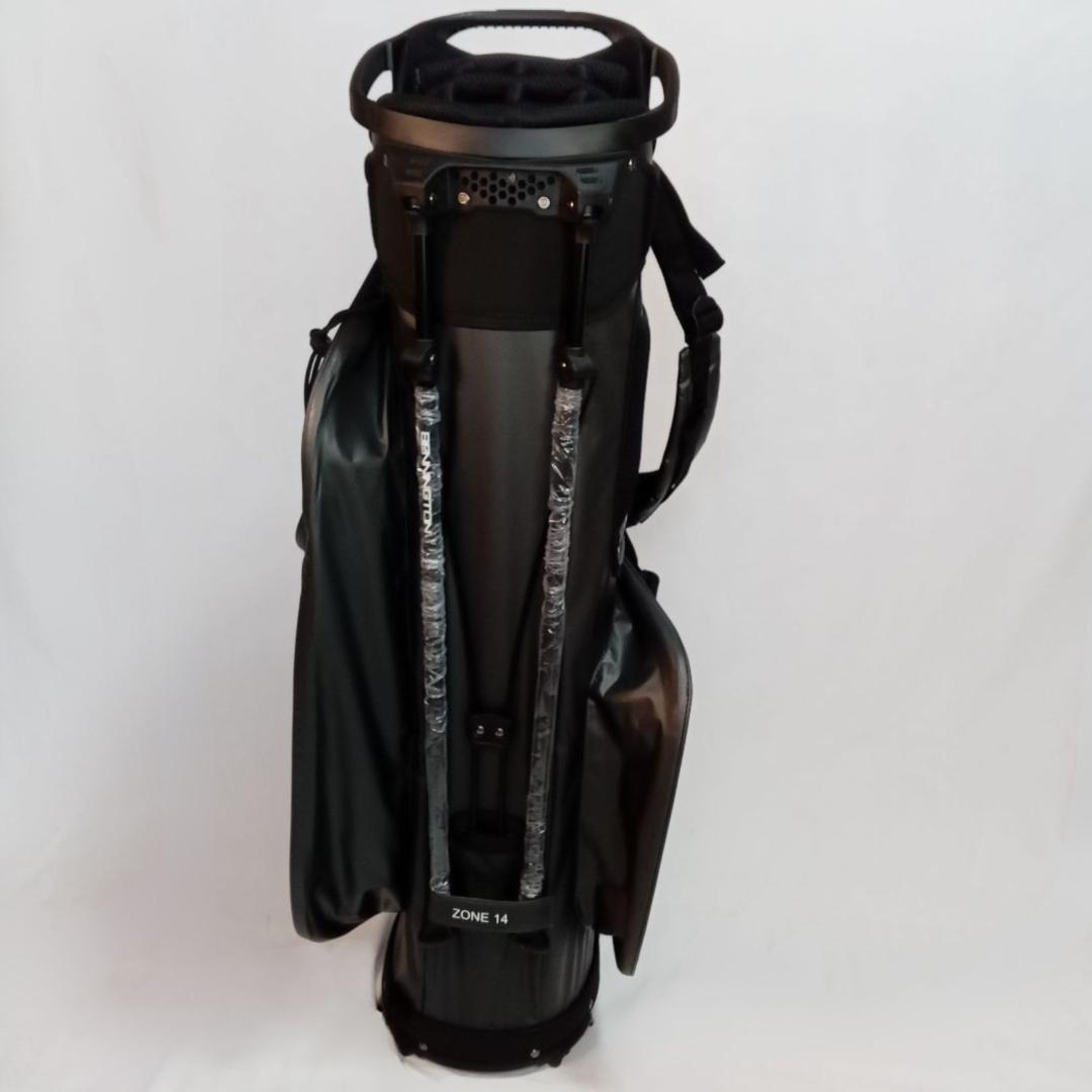 ベニントン ZONE １４分割 スタンド式キャディバック ダークグレー ホワイト