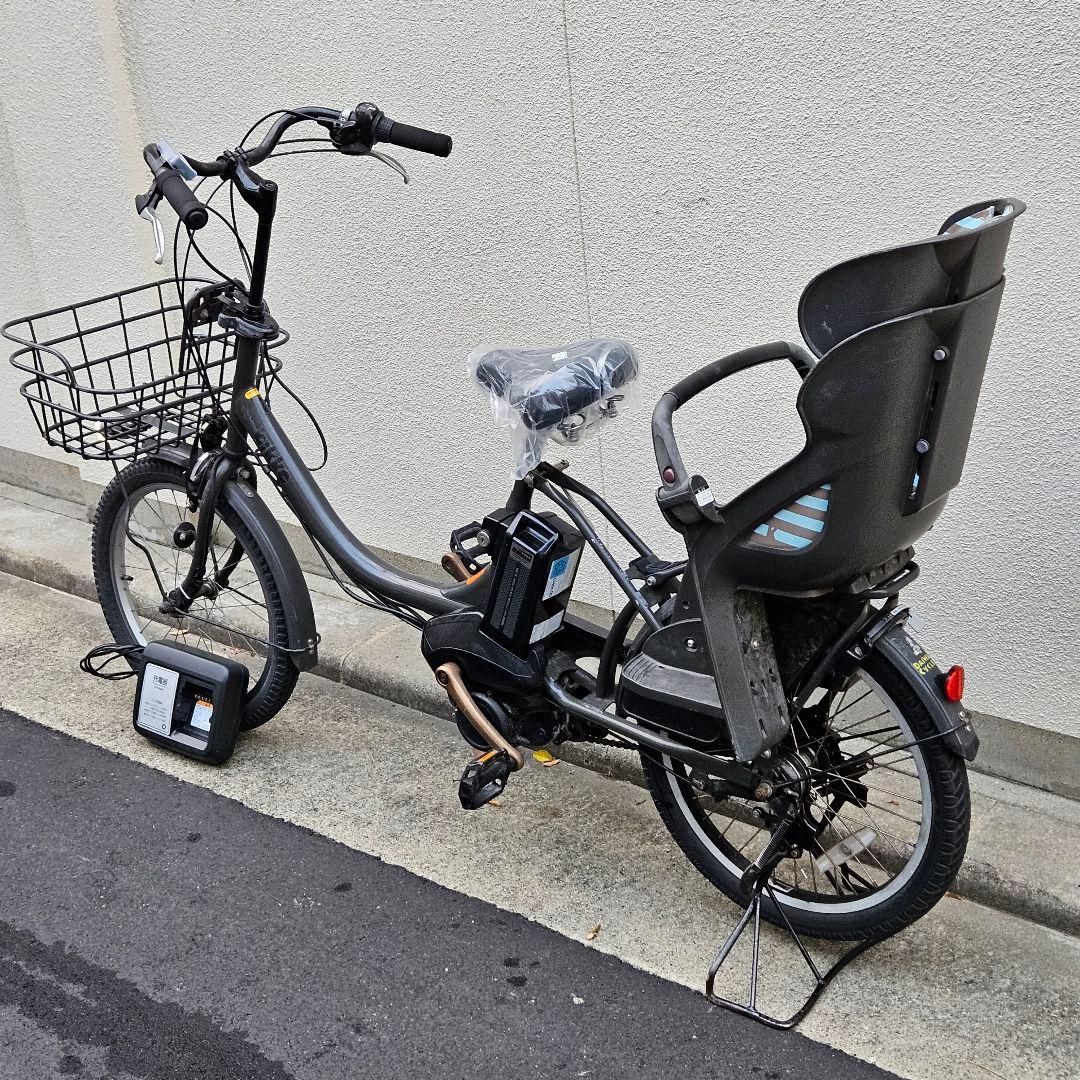 ブリジストン♪電動アシスト自転車♪ビッケ♪小径♪おしゃれブラック♪３段変速