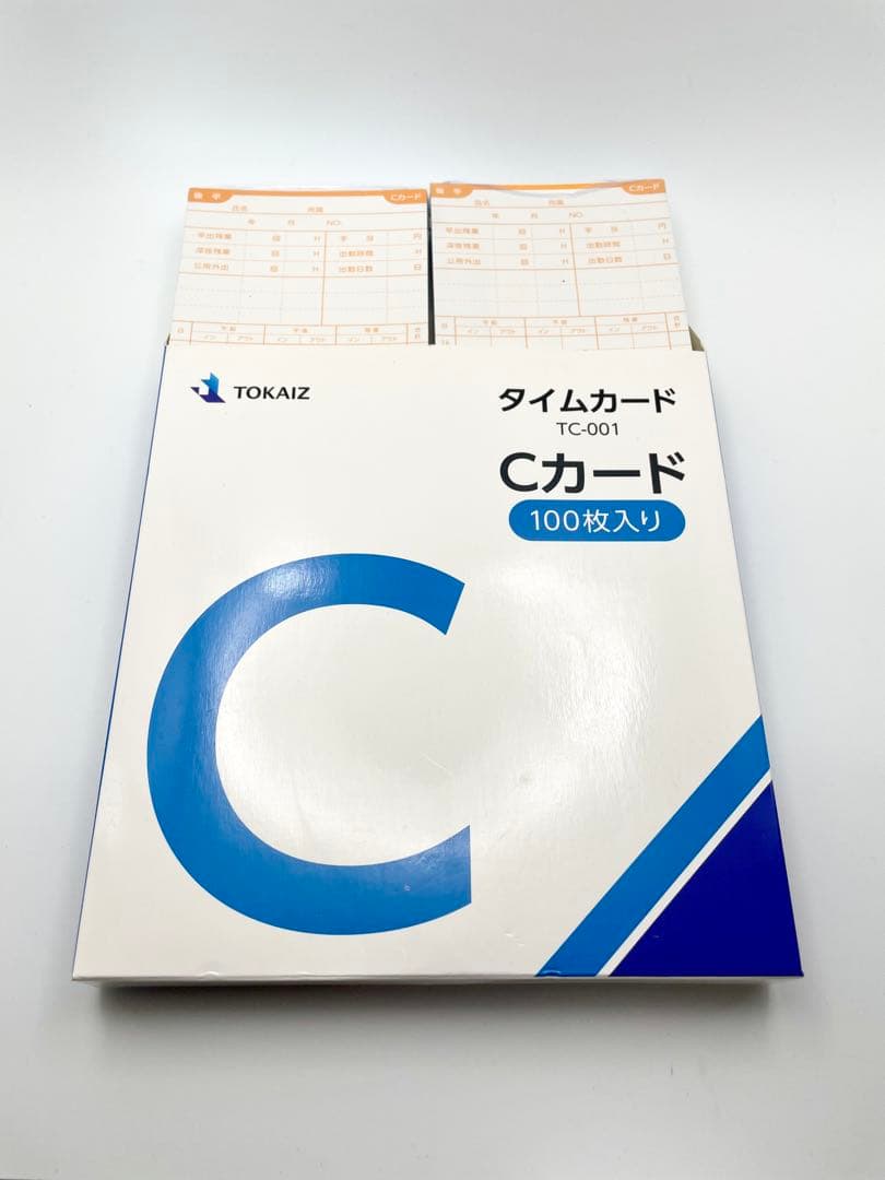 【未使用】TOKAIZ トカイ　タイムレコーダ　TR-001s タイムカード百枚