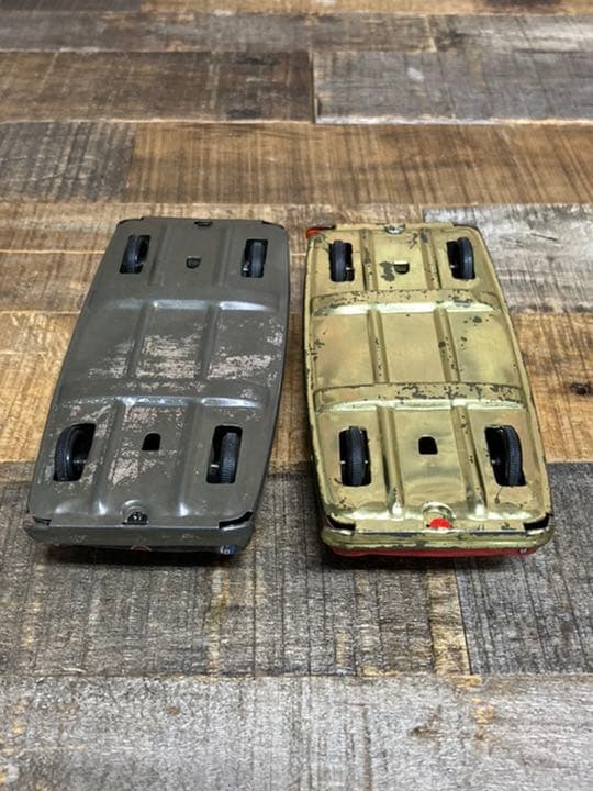 ブリキミニカー POLICE CHIEF 2台まとめて 昭和レトロ