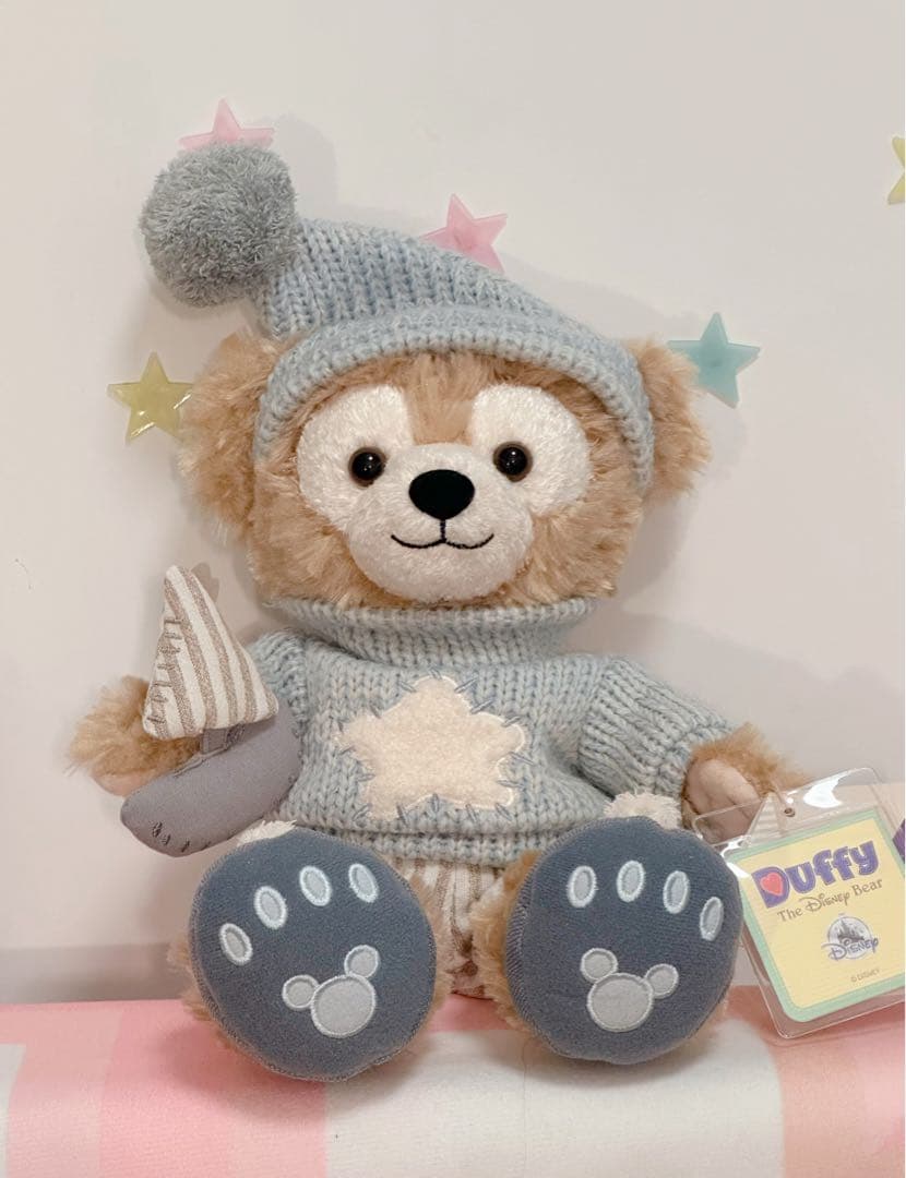 新作　上海ディズニー　リラックス　ダッフィーぬいぐるみSS