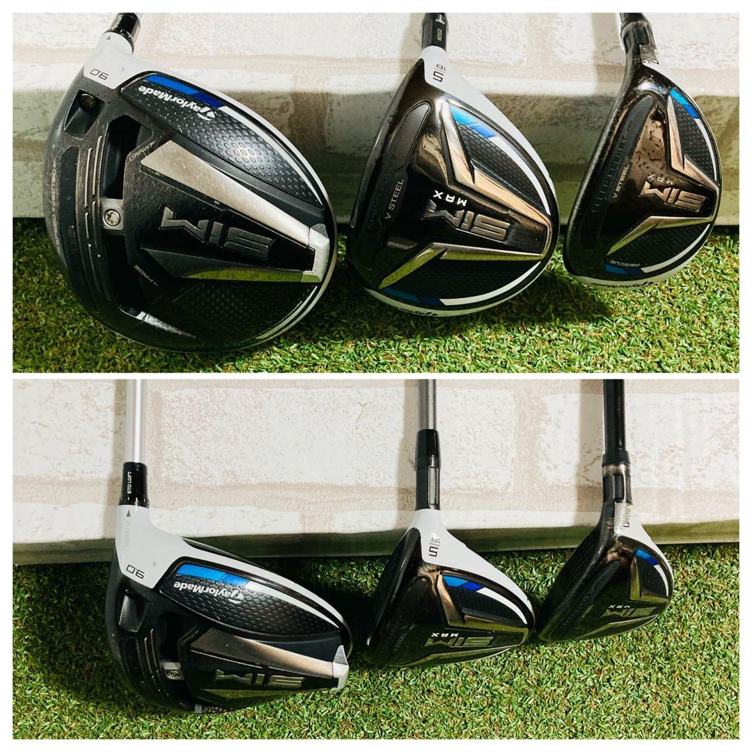 ぶっ飛び TaylorMade テーラーメイドSIM M6 メンズ ゴルフセット