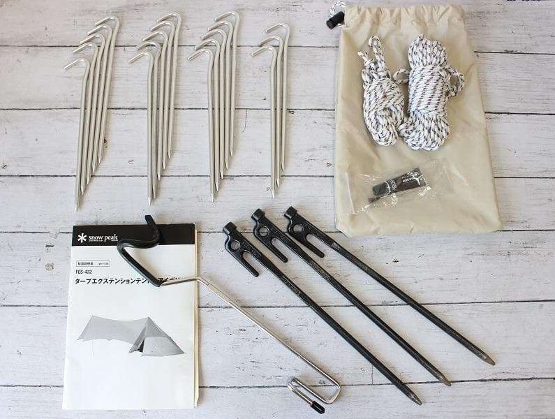 スノーピーク タープ エクステンションテント4 アイボリー FES-432