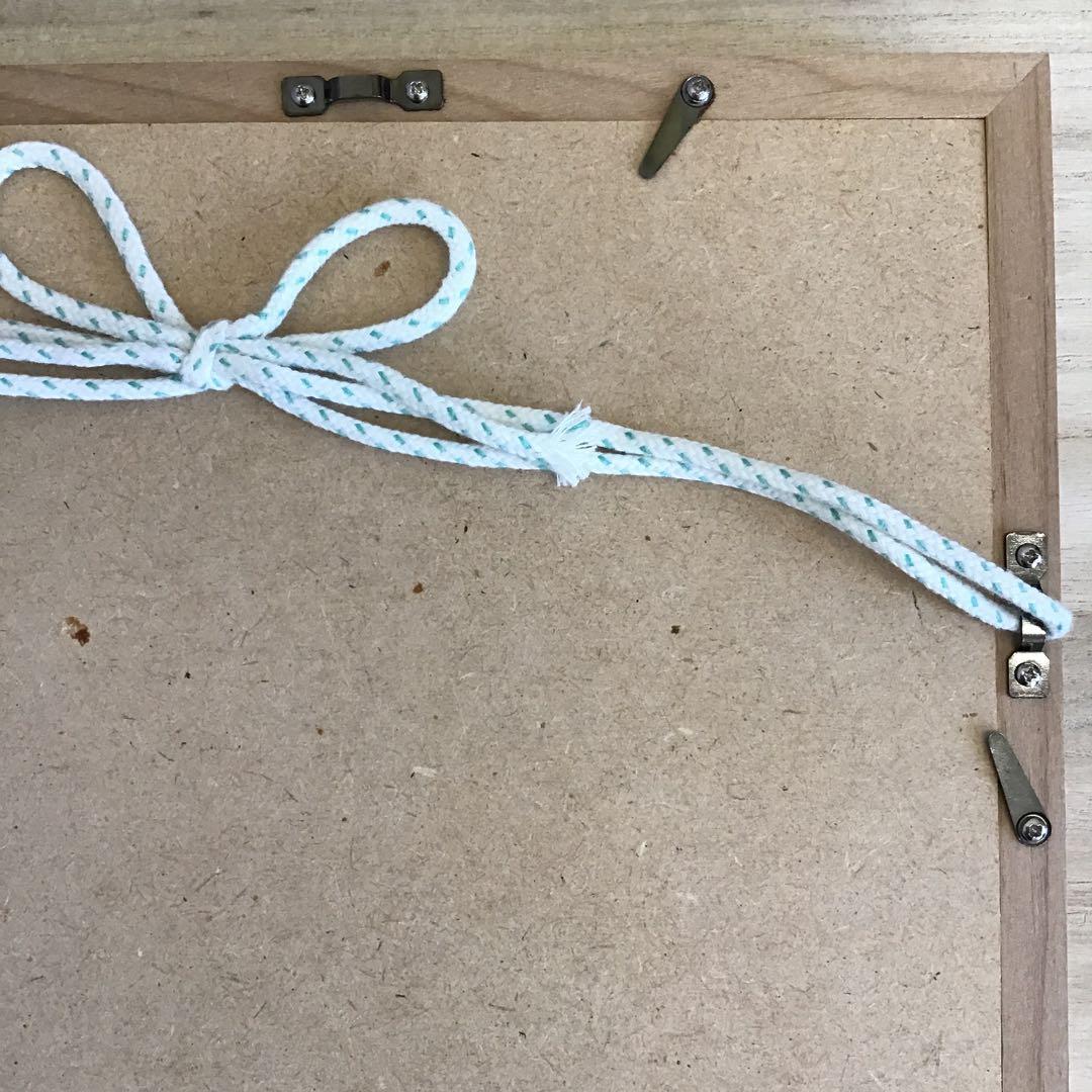 水彩画　地蔵画「ありがとう」　南部柔心　額装　栞　紙箱　配送用桐箱　S423SG