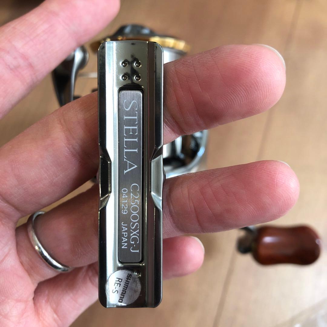 【ジャック】シマノ 18ステラ　C2500SXG 夢屋花梨ノブ装着