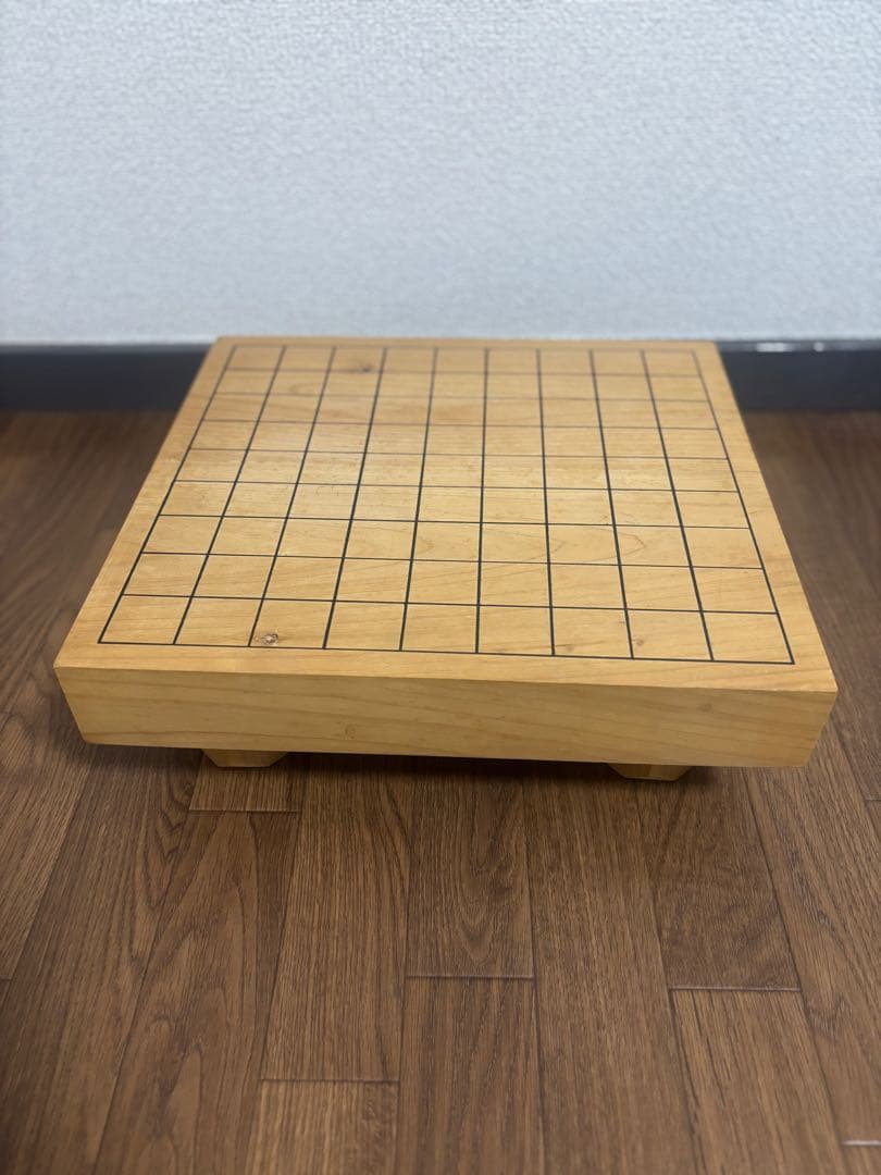 檜製 ヒノキ 脚付き 碁盤 囲碁盤 卓上 将棋盤 ボードゲーム
