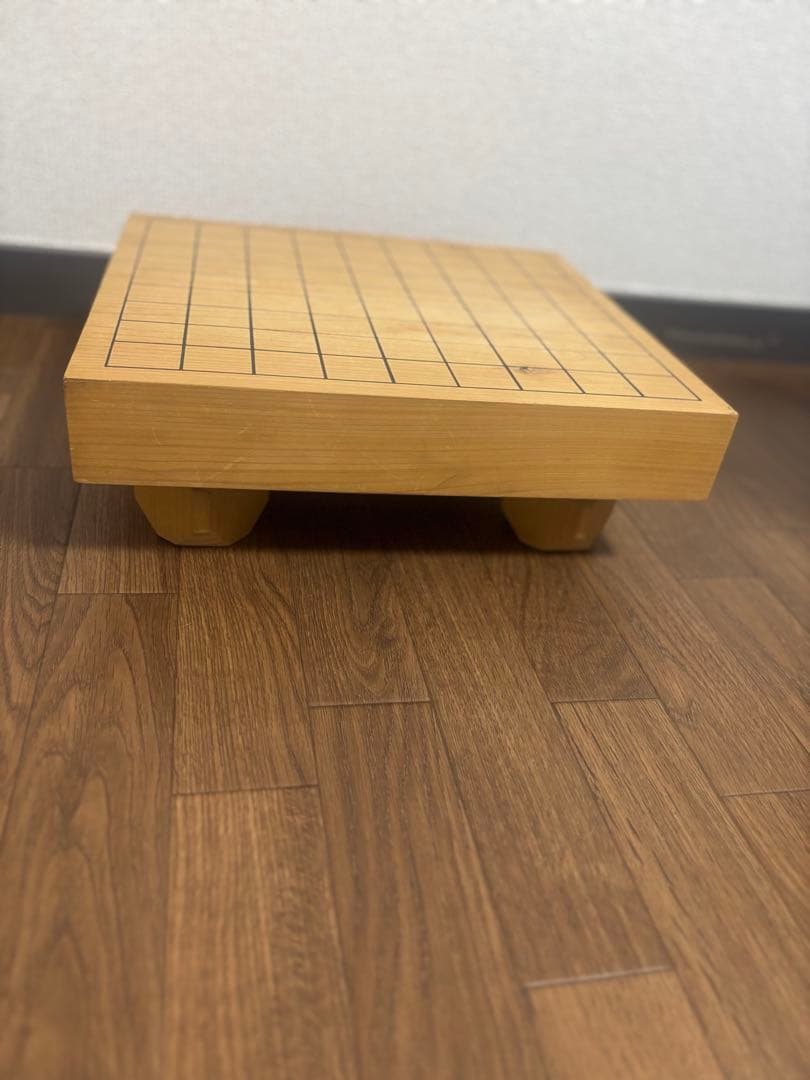 檜製 ヒノキ 脚付き 碁盤 囲碁盤 卓上 将棋盤 ボードゲーム
