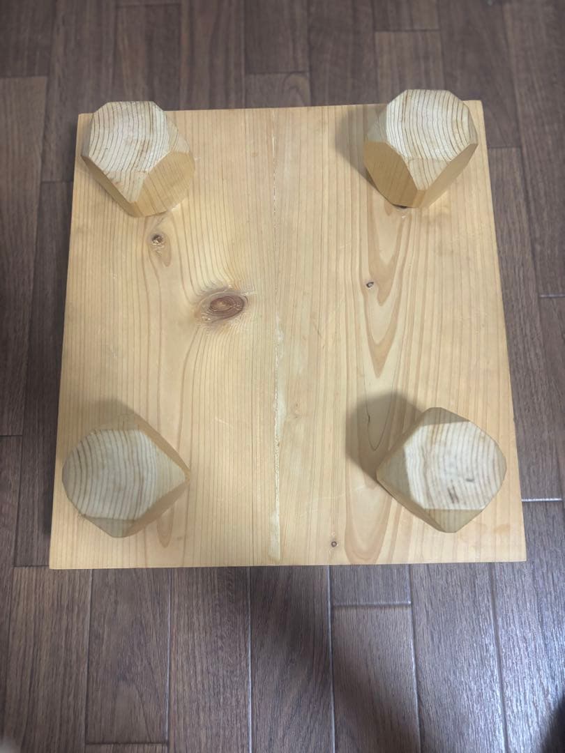 檜製 ヒノキ 脚付き 碁盤 囲碁盤 卓上 将棋盤 ボードゲーム