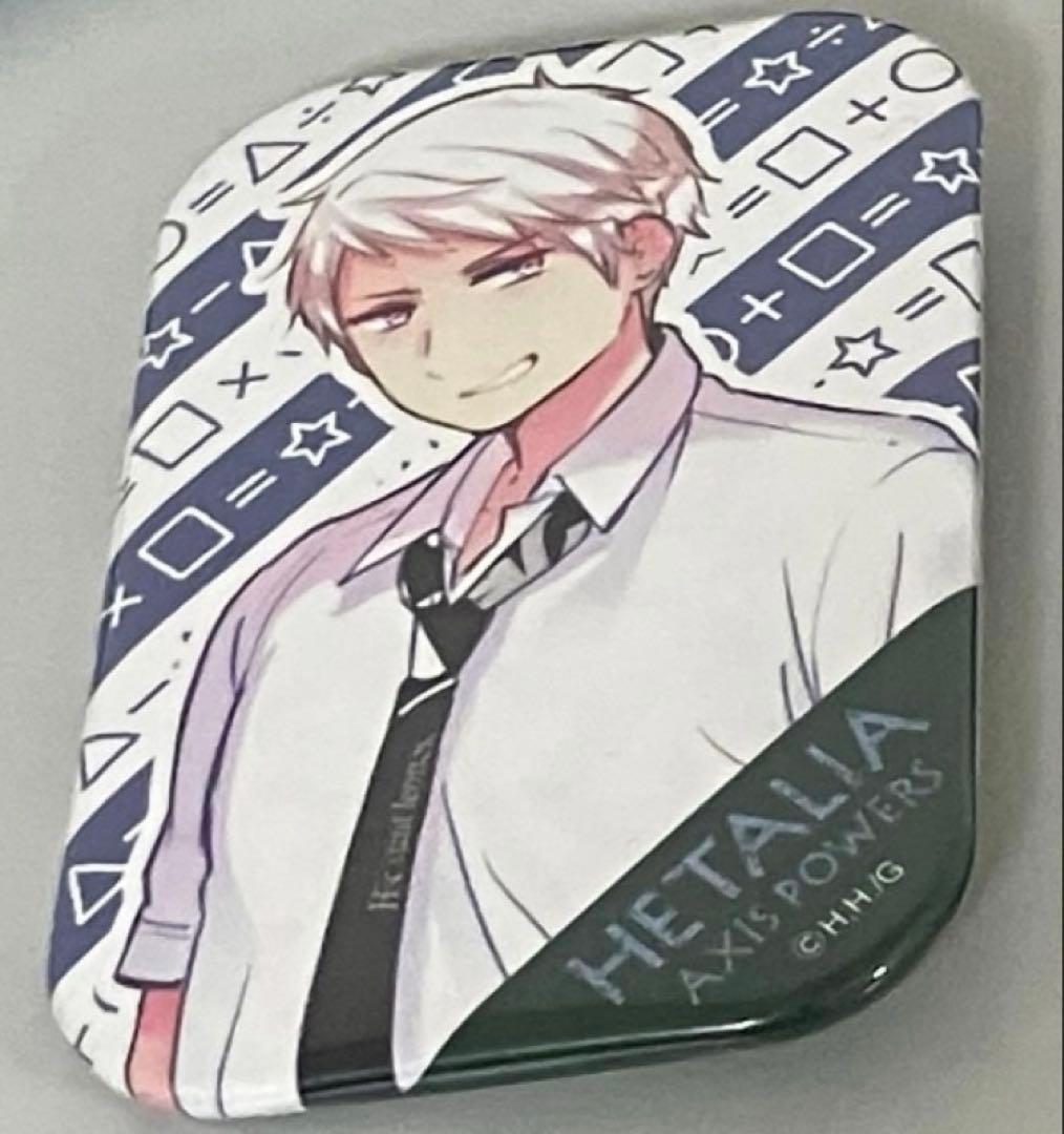 学園ヘタリア　プロイセン　スクエア　缶バッジ　学生風　ヘタリア　原作