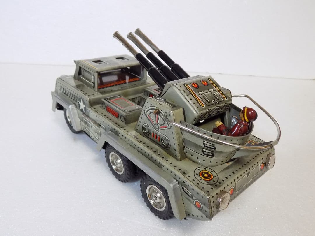 希少ブリキ　三恵玩具　【HALF TRACK】フリクション　動作品