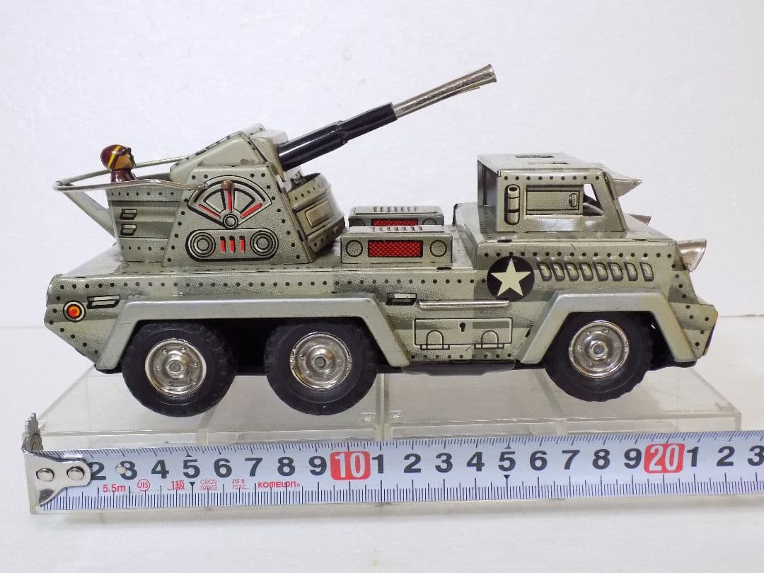 希少ブリキ　三恵玩具　【HALF TRACK】フリクション　動作品