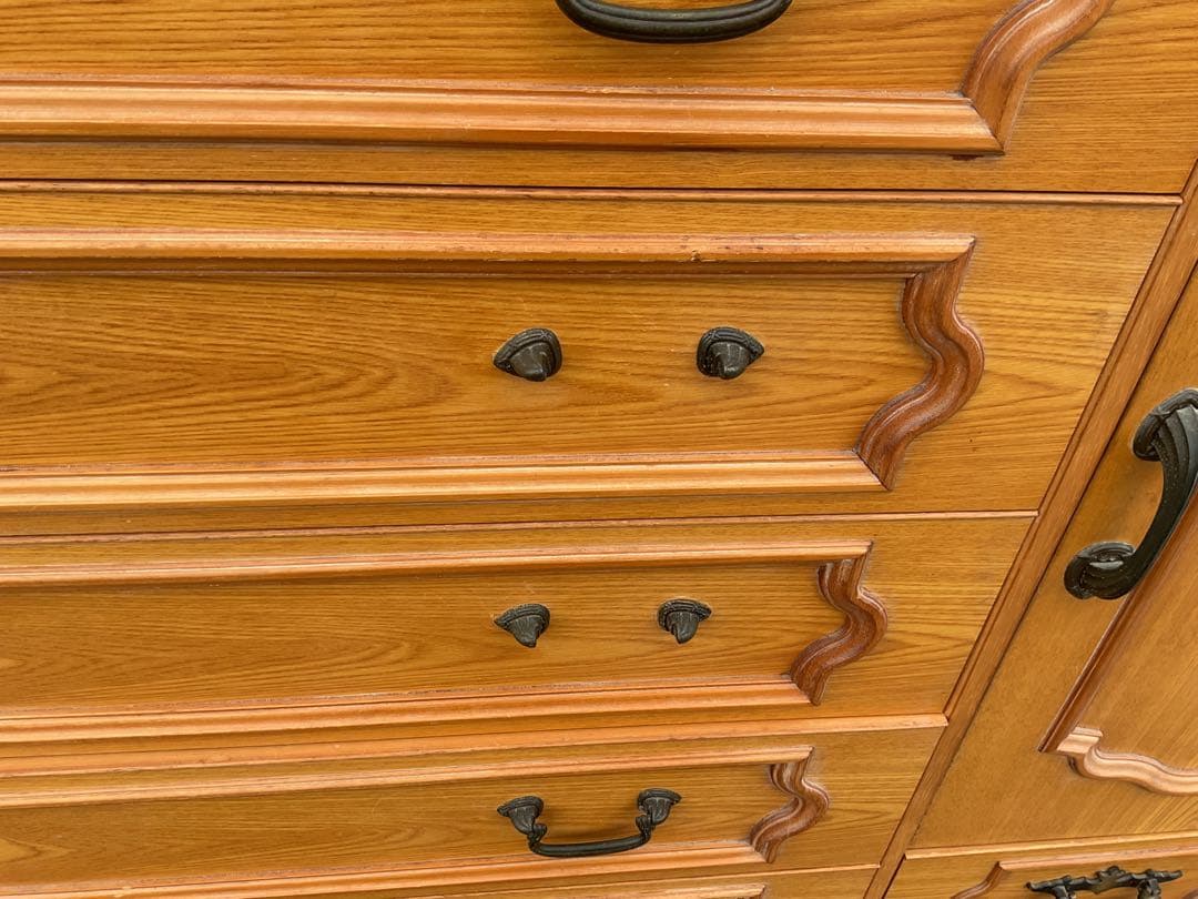 昭和レトロ 宮島型 135幅 洋服箪笥 大型収納 タンス