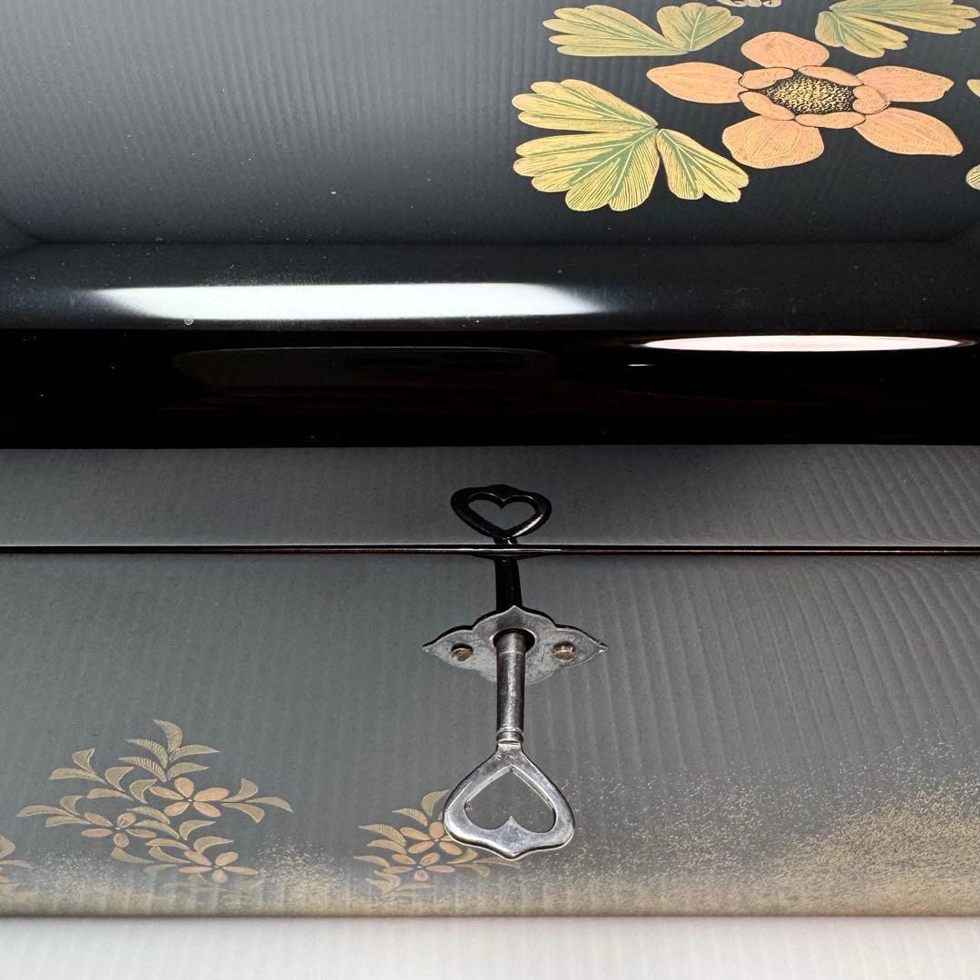 希少 未使用 輪島塗 宝石箱 宝物箱 鍵付き 漆器 伝統工芸 輪島漆器
