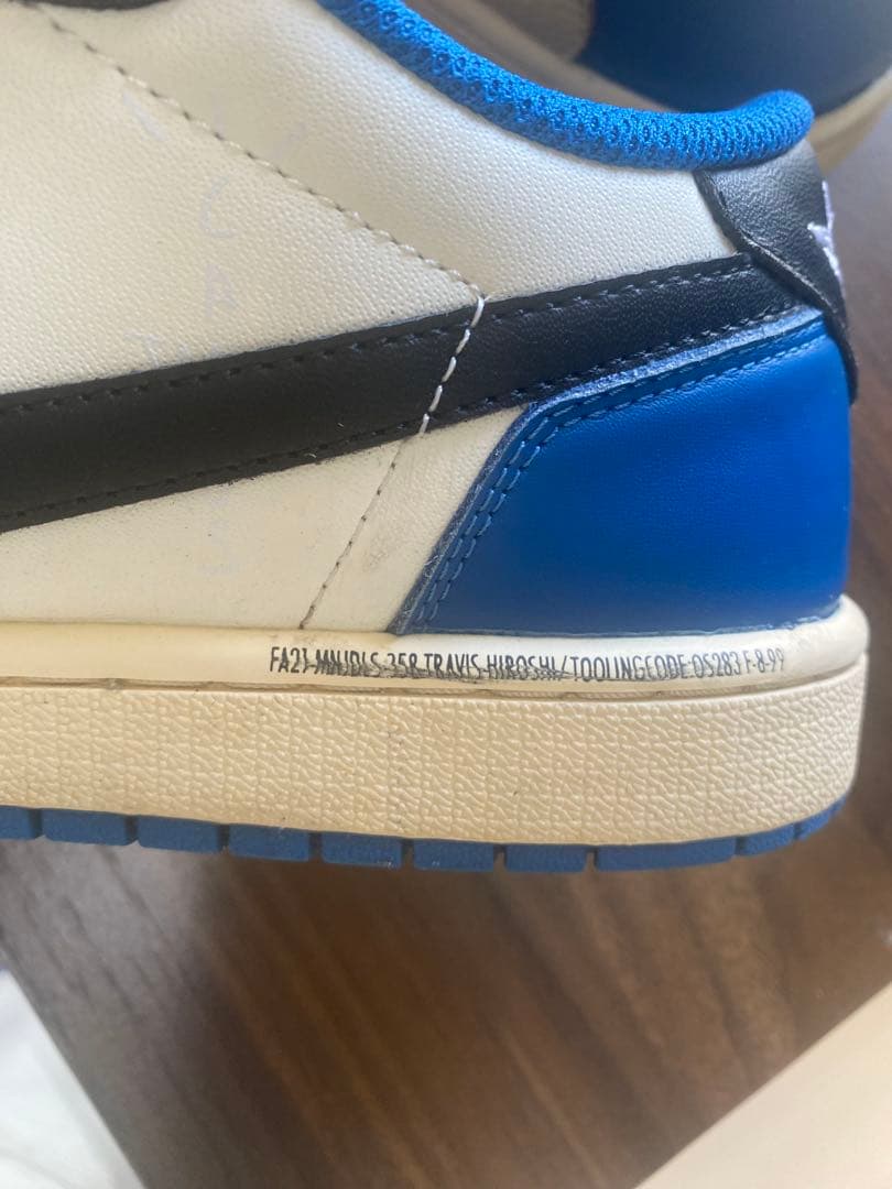 NIKE AJ1 LOW TS × FRAGMENT 27.0cm