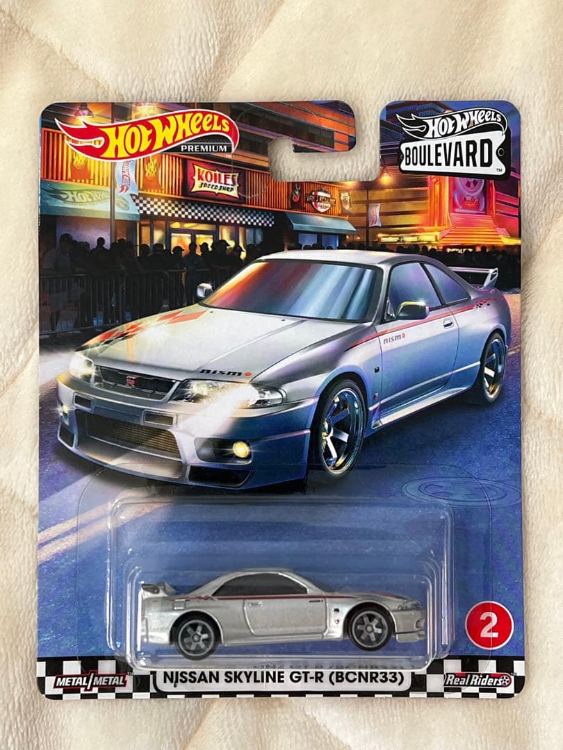 ミニカー Hot Wheels NISSAN SKYLINE GT-R (BCNR33)