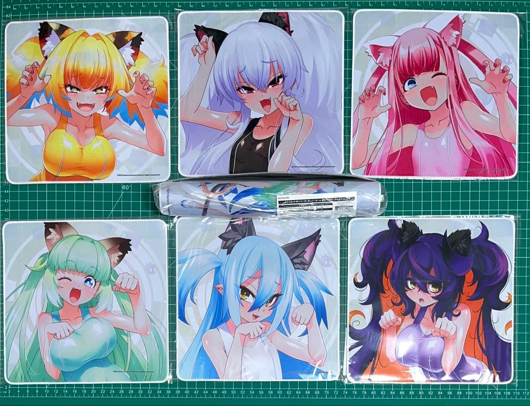 【新品】　コナクレ　デスク　マウスパッド ボンバーガール スク水にゃんこ　まとめ