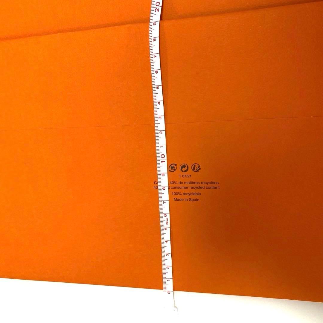 新品未使用　HERMÈS オレンジ ショップ袋 大きめ　合計14袋　リボン×2