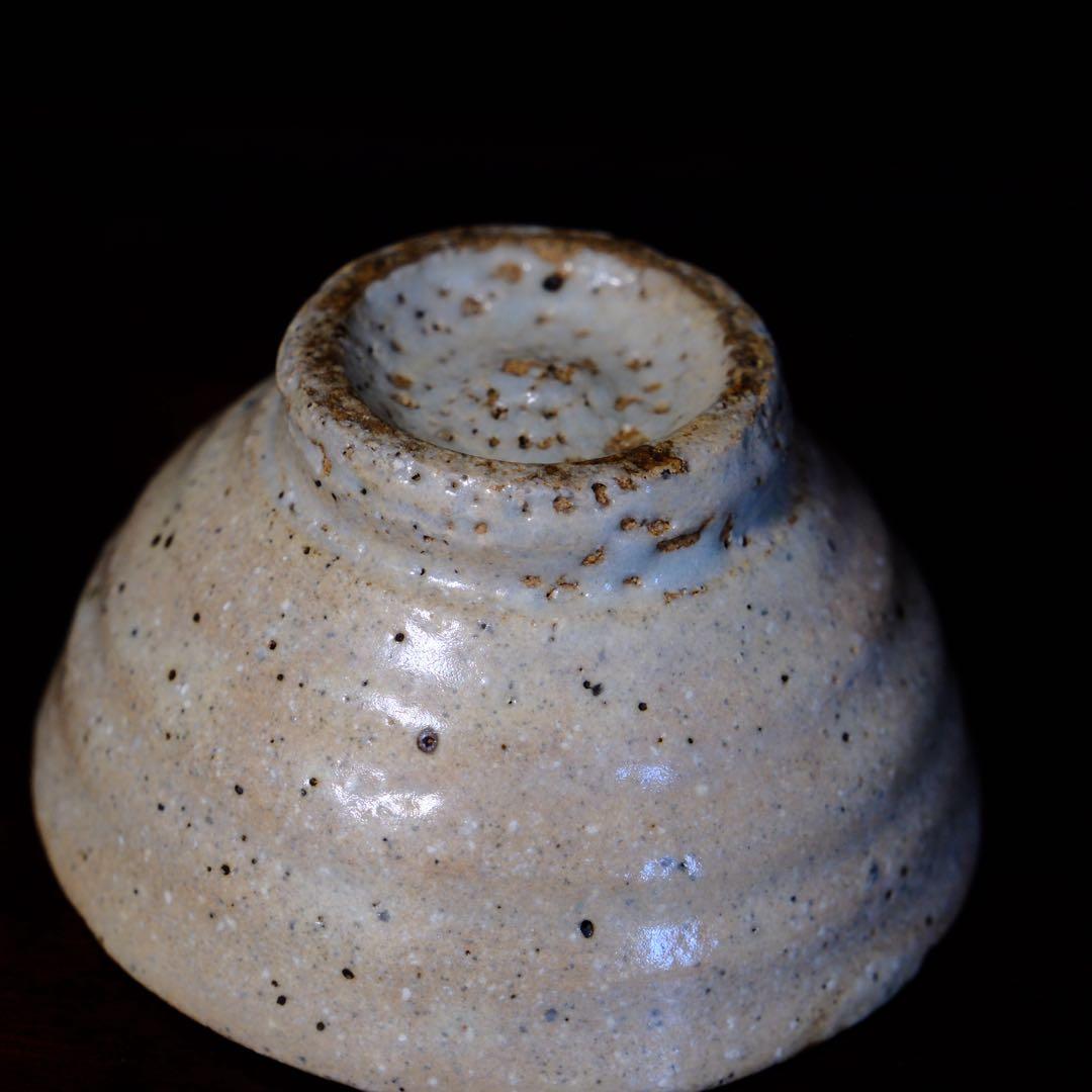 【10月18日まで】小林東五　井戸盃　抜群のあがり　共箱　大井戸型