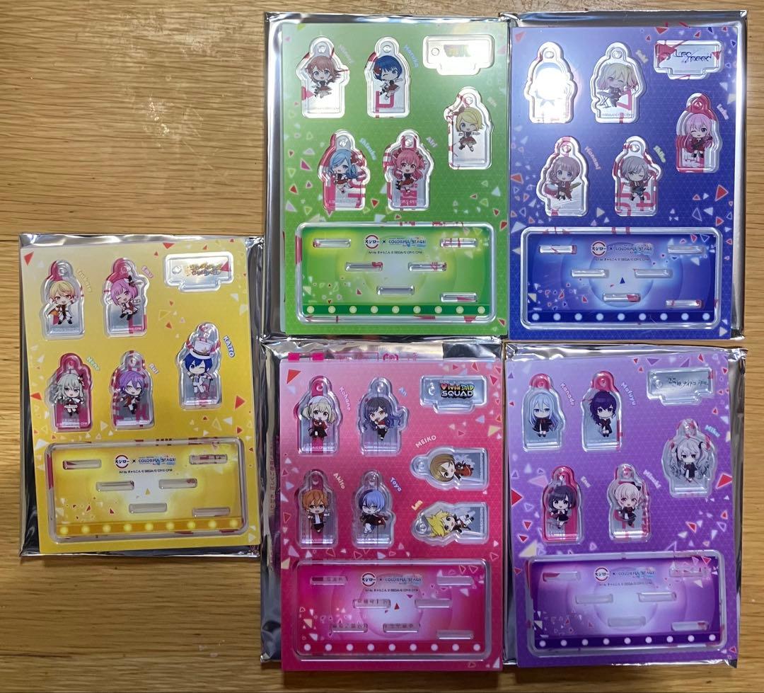 スシロー ユニットチャーム プロジェクトセカイ プロセカ コンプリート 5種