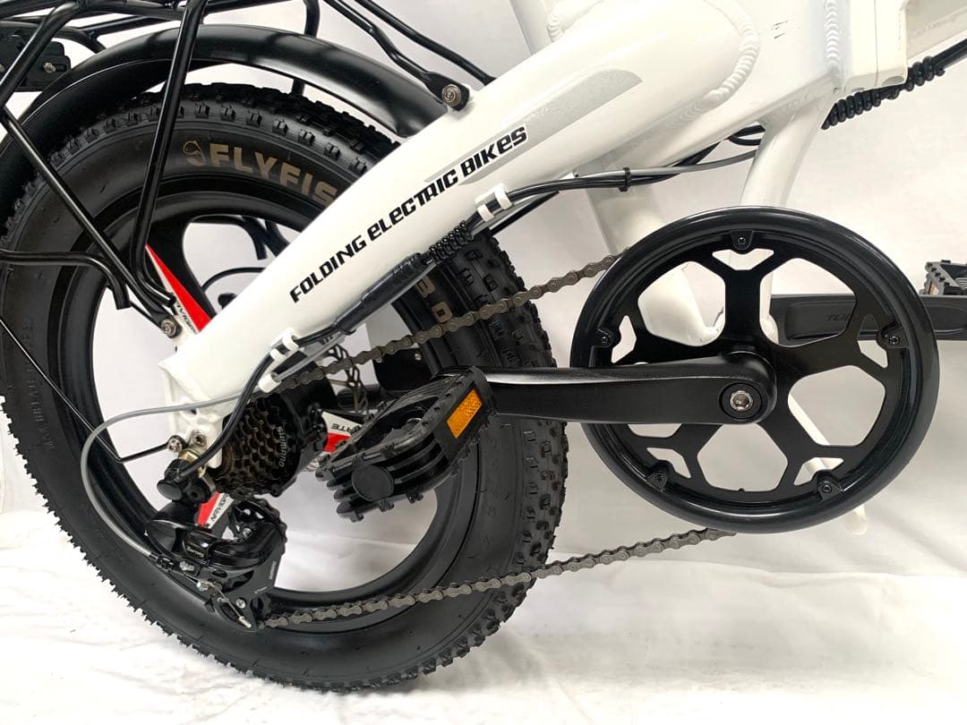 T尃用 FLYFISH ディスク式MTB折り畳み電動自転車BIKES 動作確認済