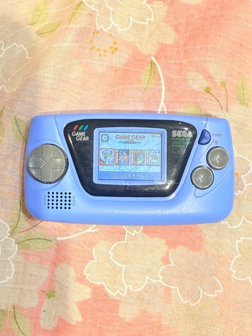 【動作確認済】ゲームギア　ミクロ　ブルー