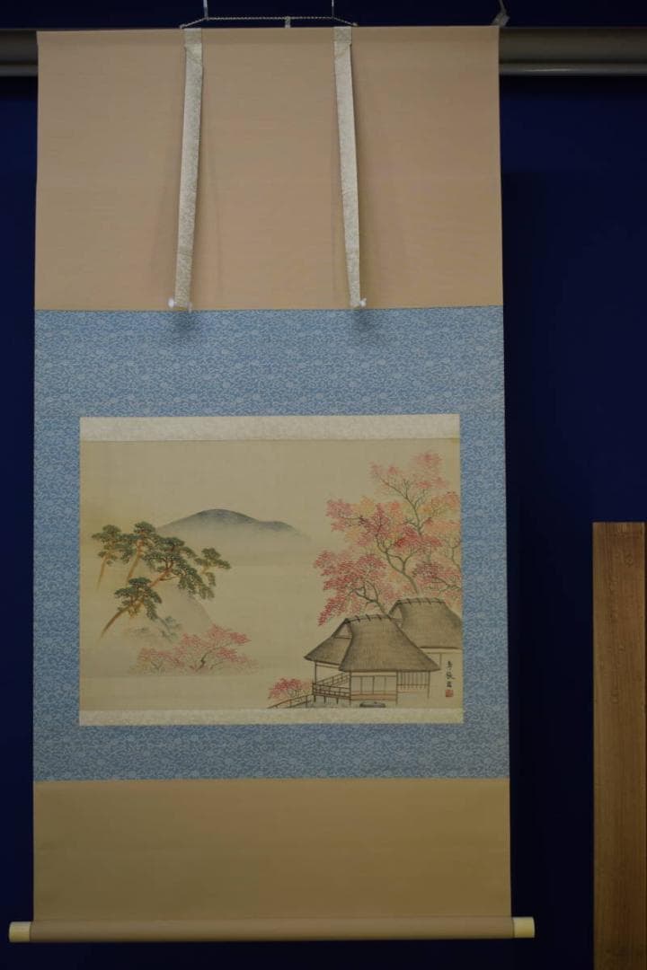 真作/孝敬/吉村孝敬/円山応挙の弟子/布袋屋掛軸HH-497