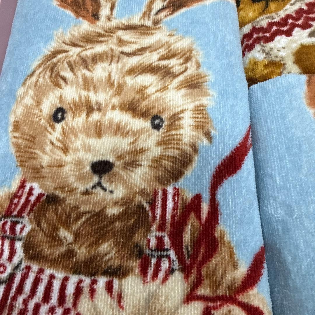 希少　PINKHOUSE バスタオル&フェイスタオルセット　未使用　クマとウサギ