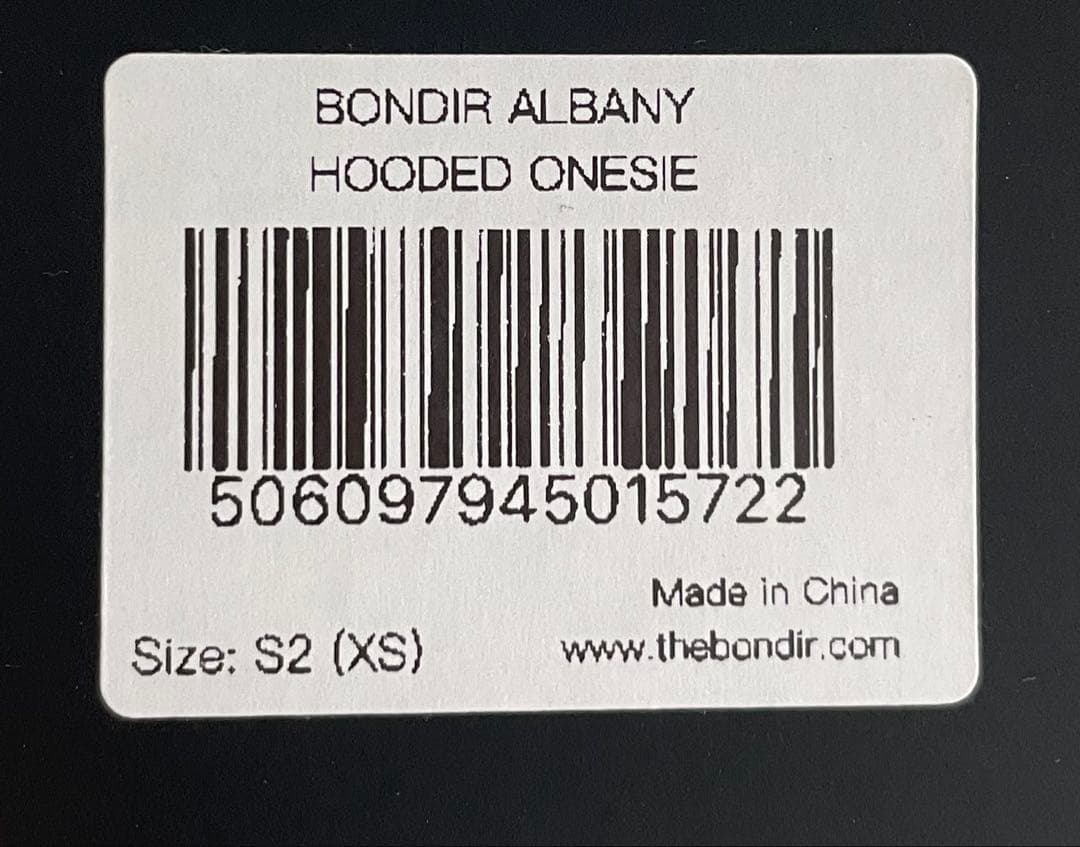 bondir サイトハウンド　フーディワンサイズ　ロンパース　S2 グレー