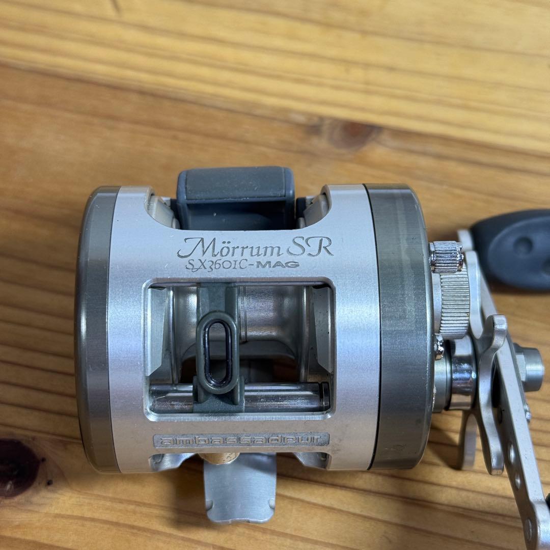 美品 アブ アンバサダー モラム SR SX3601C MAG ベイトリール