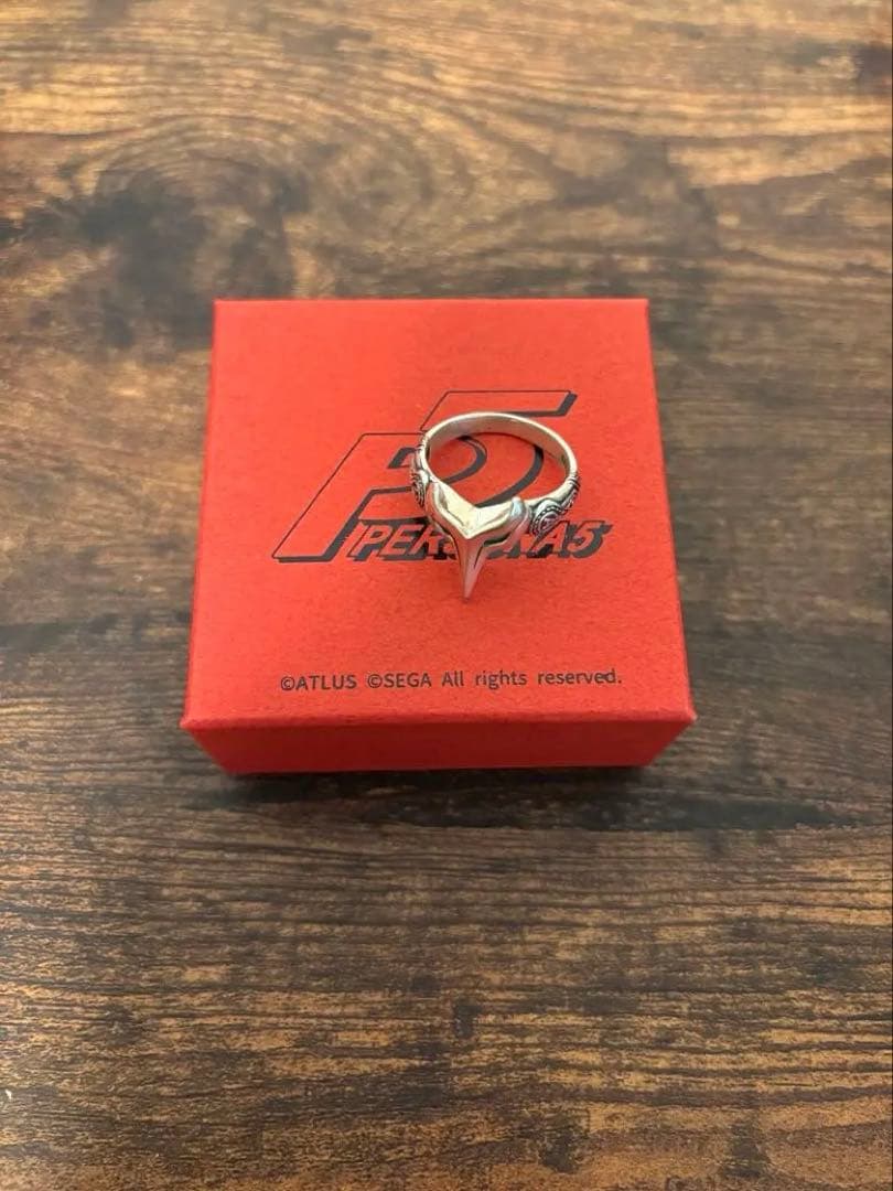 ペルソナ5 アルテミスキングス　マスクモチーフシルバーリング　明智吾郎　19号