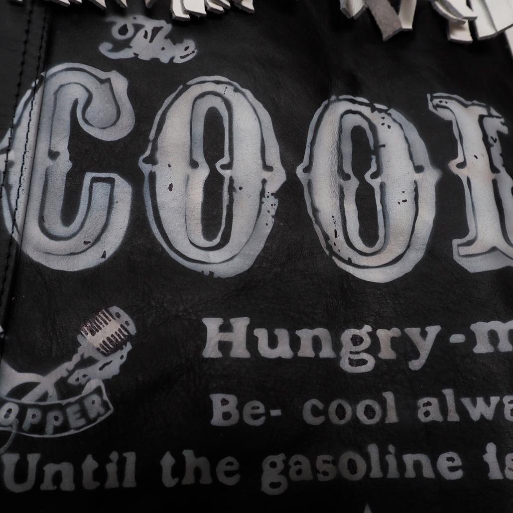 メンバー直筆サイン入り COOLS HUNGRY MAN 本革バイカーベスト