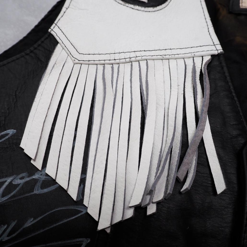 メンバー直筆サイン入り COOLS HUNGRY MAN 本革バイカーベスト