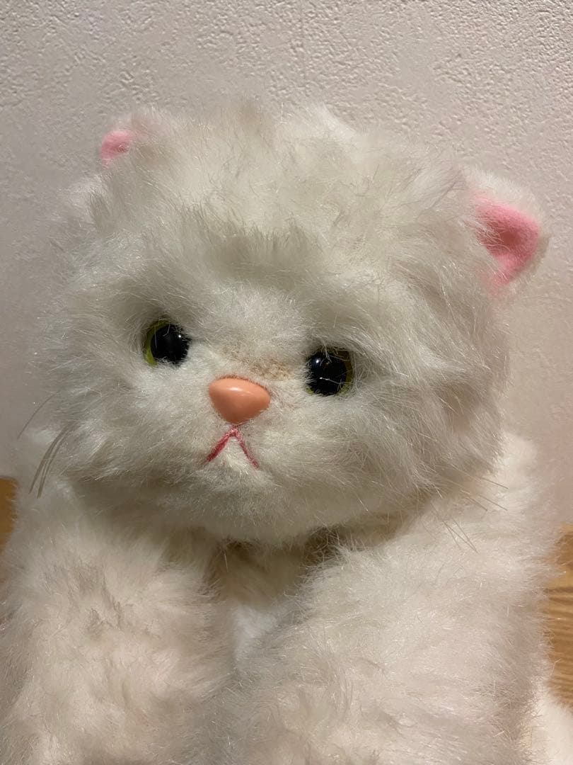 【オオイケ】 日本製 ペルシャ猫　ぬいぐるみ　昭和レトロ