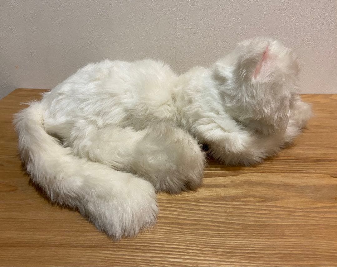 【オオイケ】 日本製 ペルシャ猫　ぬいぐるみ　昭和レトロ