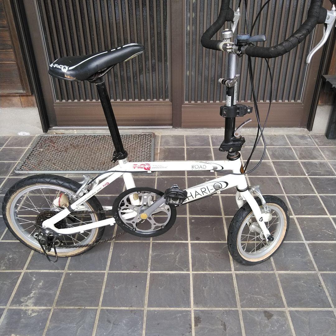 送料込　希少 CHARI-Q チョロQ 折りたたみ自転車 ホワイト　チャリQ
