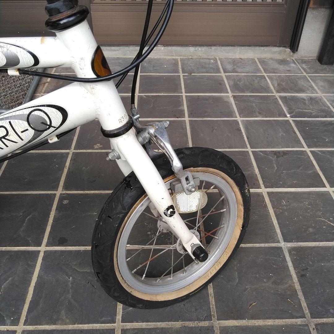 送料込　希少 CHARI-Q チョロQ 折りたたみ自転車 ホワイト　チャリQ