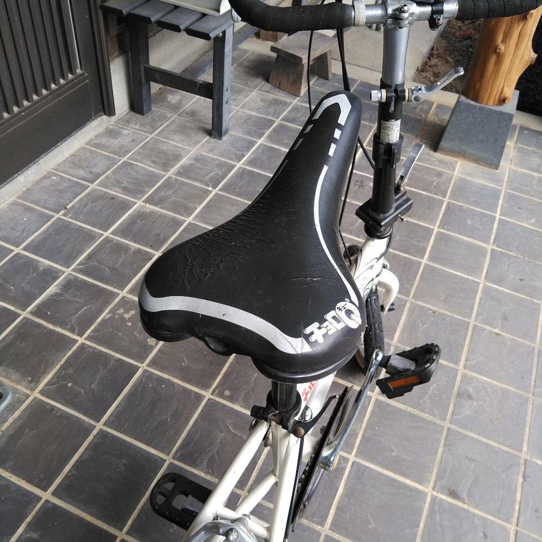 送料込　希少 CHARI-Q チョロQ 折りたたみ自転車 ホワイト　チャリQ